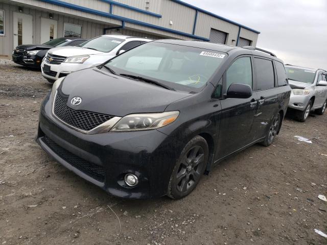 TOYOTA SIENNA SE 2016 with VIN 5TDXK3DC3GS755987 - Photo from auction
