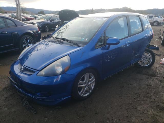 HONDA FIT S 2007 with VIN JHMGD38627S016789 - Photo from auction