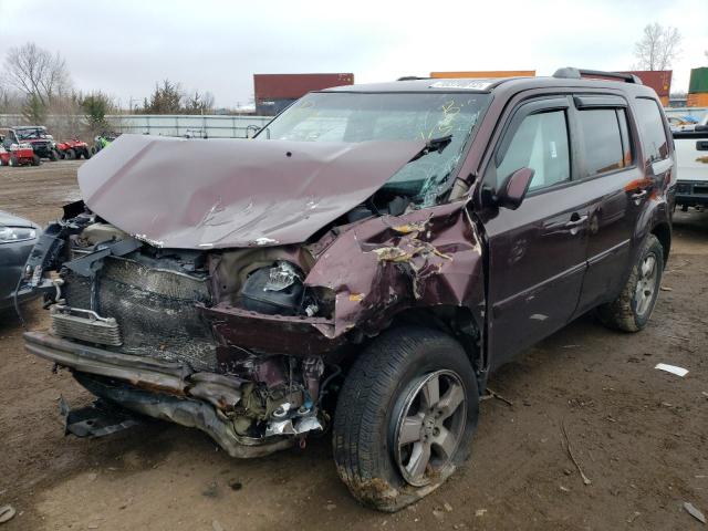 HONDA PILOT EX 2011 with VIN 5FNYF4H53BB084196 - Photo from auction