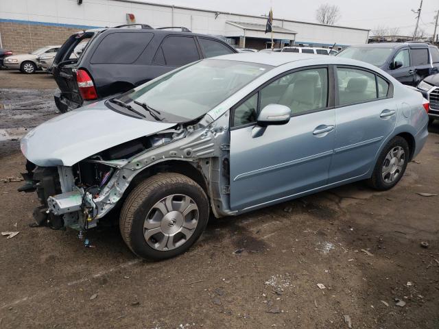 HONDA CIVIC HYBR 2012 with VIN JHMFB4F22CS004370 - Photo from auction