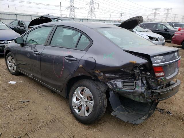 Photo 2 from auction – 2014 HONDA CIVIC LX with VIN 19XFB2F53EE244078