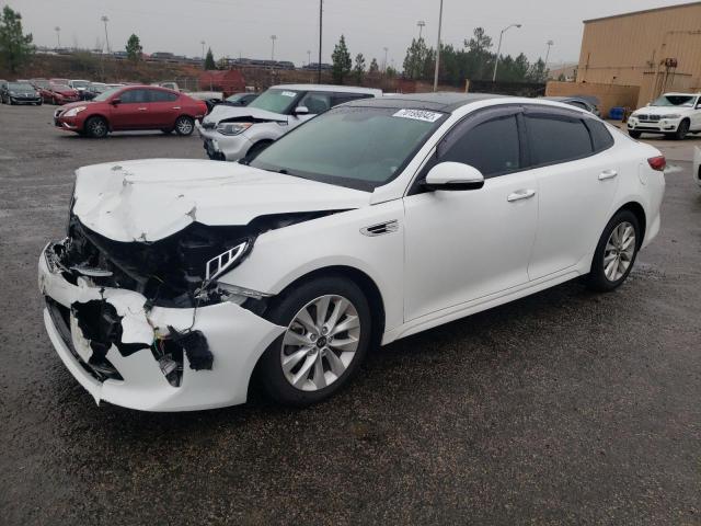 KIA OPTIMA LX 2018 with VIN 5XXGT4L33JG187205 - Photo from auction