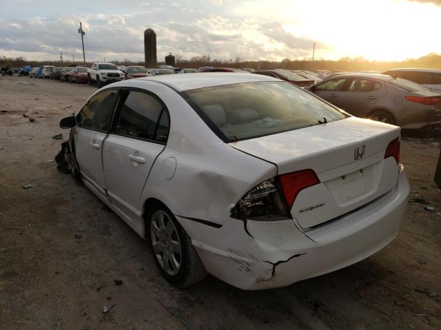 Photo 3 from auction – 2008 HONDA CIVIC LX with VIN 1HGFA15518L001042