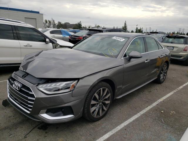 Photo 1 from auction – 2022 AUDI A4 PREMIUM with VIN WAUBBAF42NA038699