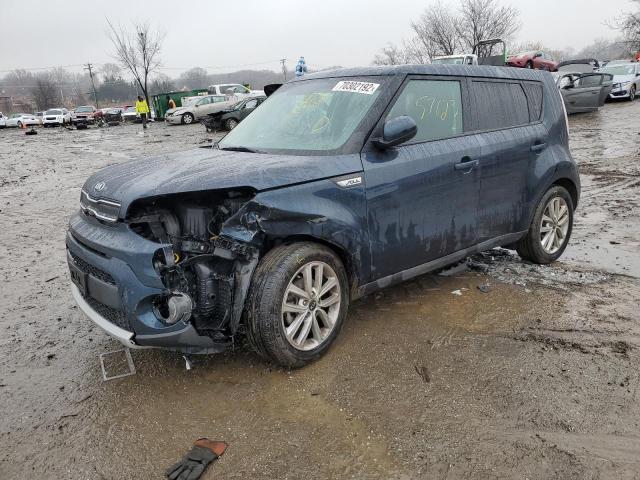 KIA SOUL + 2019 with VIN KNDJP3A5XK7697893 - Photo from auction
