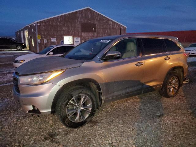 TOYOTA HIGHLANDER 2016 with VIN 5TDBKRFH7GS269849 - Photo from auction
