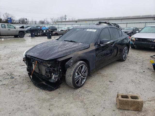 INFINITI Q50 BASE 2015 with VIN JN1BV7AR7FM395427 - Photo from auction