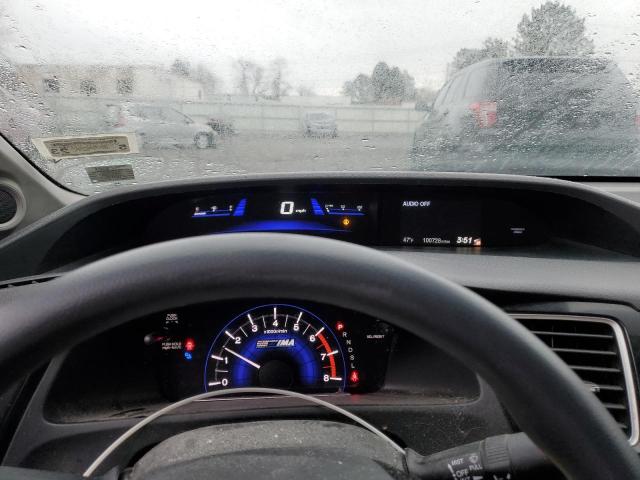 Photo 9 from auction – 2013 HONDA CIVIC HYBR with VIN 19XFB4F29DE202370