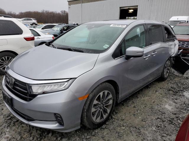 Photo 1 from auction – 2021 HONDA ODYSSEY EX with VIN 5FNRL6H79MB018152