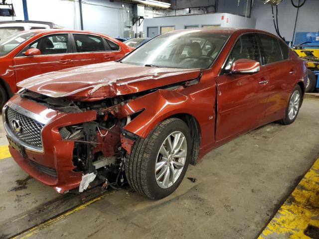 INFINITI Q50 BASE 2014 with VIN JN1BV7AR3EM689390 - Photo from auction