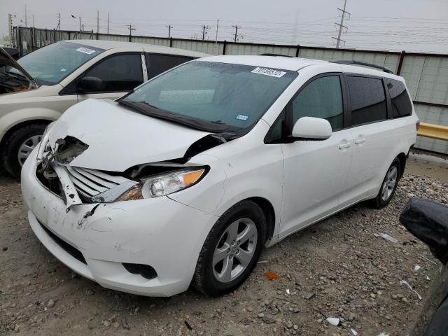 TOYOTA SIENNA LE 2016 with VIN 5TDKK3DC4GS726413 - Photo from auction
