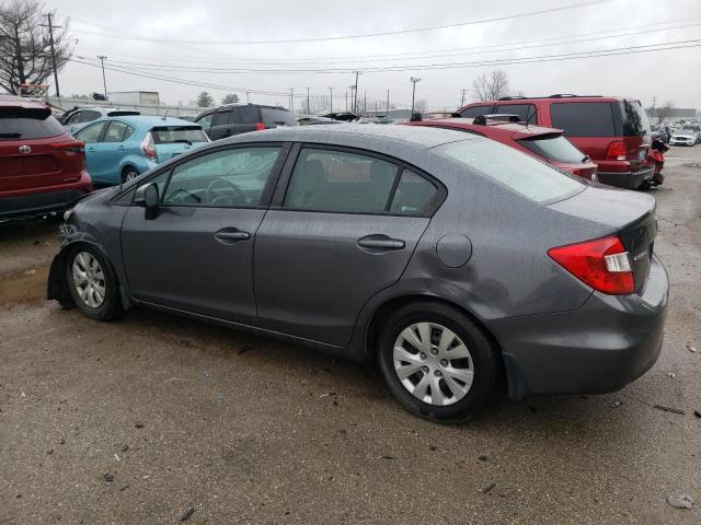 Photo 2 from auction – 2012 HONDA CIVIC LX with VIN 19XFB2F59CE033531