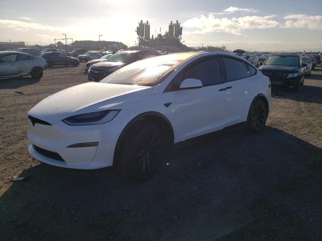 TESLA MODEL X 2022 with VIN 7SAXCBE67NF350431 - Photo from auction
