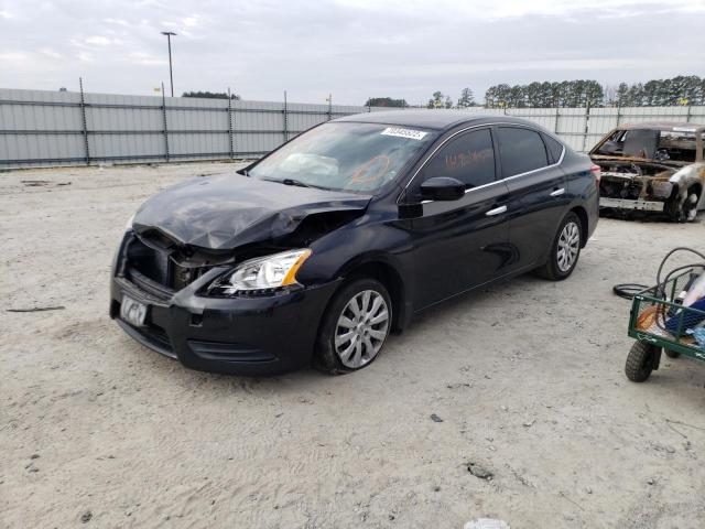 NISSAN SENTRA S 2014 with VIN 1N4AB7AP8EN852907 - Photo from auction