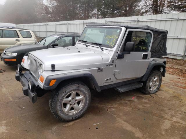 JEEP WRANGLER X 2004 with VIN 1J4FA49S24P723200 - Photo from auction