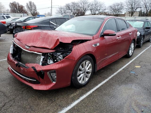 KIA OPTIMA LX 2018 with VIN 5XXGT4L33JG192579 - Photo from auction