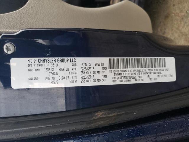 Photo 14 from auction – 2015 CHRYSLER TOWN & COU with VIN 2C4RC1BG6FR571389