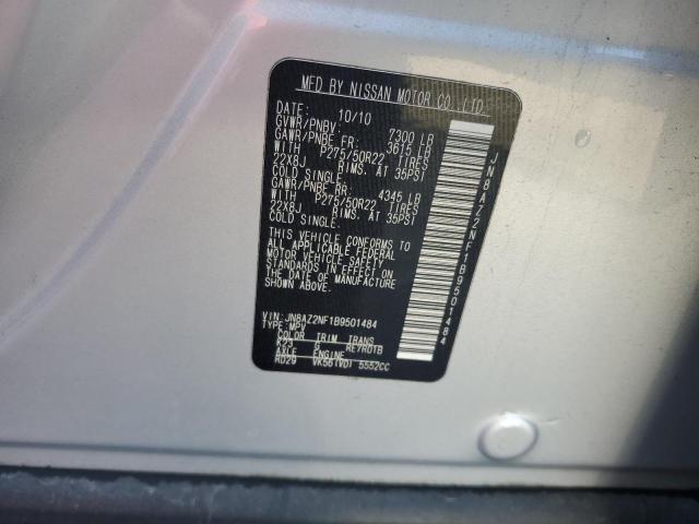 Photo 14 from auction – 2011 INFINITI QX56 with VIN JN8AZ2NF1B9501484