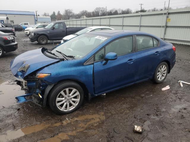 HONDA CIVIC EX 2012 with VIN 2HGFB2F84CH514481 - Photo from auction