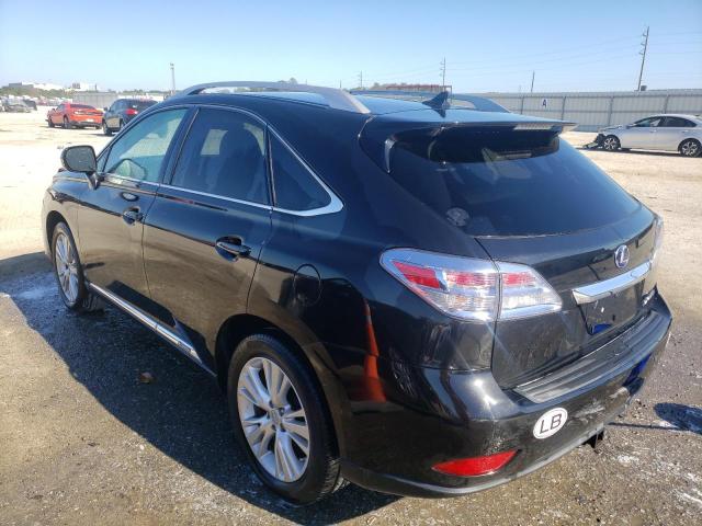 Photo 2 from auction – 2012 LEXUS RX 450 with VIN JTJBC1BA3C2435015