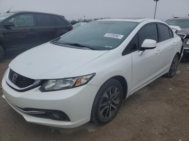 HONDA CIVIC EXL 2013 with VIN 19XFB2F93DE048563 - Photo from auction