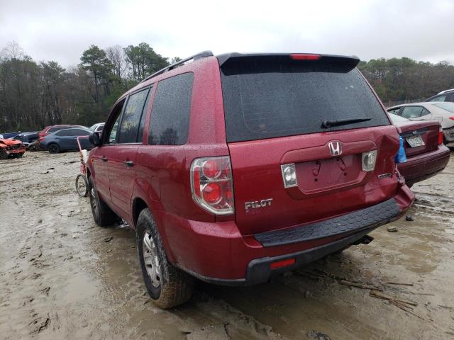 Photo 2 from auction – 2006 HONDA PILOT LX with VIN 2HKYF18136H521262