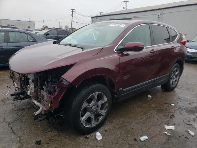 HONDA CR-V EX 2019 with VIN 5J6RW2H56KL017902 - Photo from auction