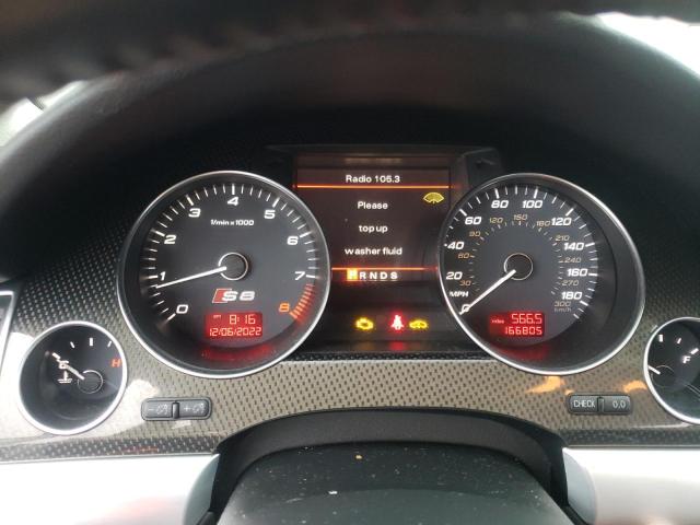 Photo 9 from auction – 2009 AUDI S8 QUATTRO with VIN WAUPN94E29N001741