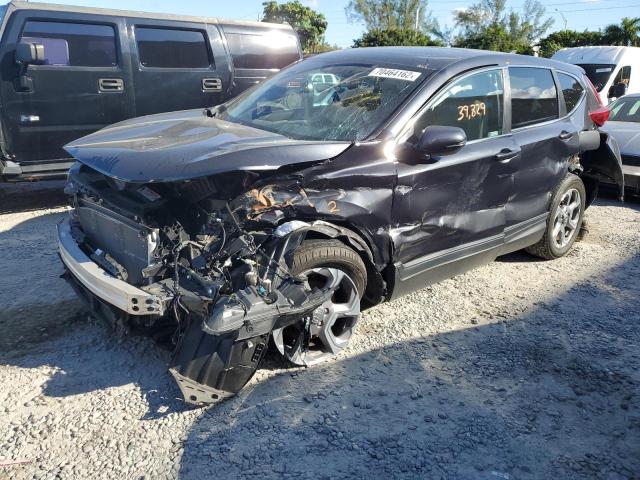 HONDA CR-V EX 2019 with VIN 7FARW2H53KE047758 - Photo from auction