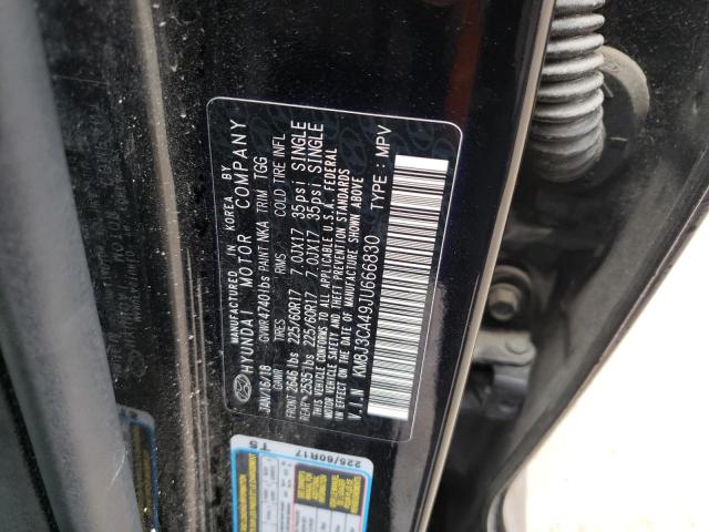 Photo 10 from auction – 2018 HYUNDAI TUCSON SEL with VIN KM8J3CA49JU666830