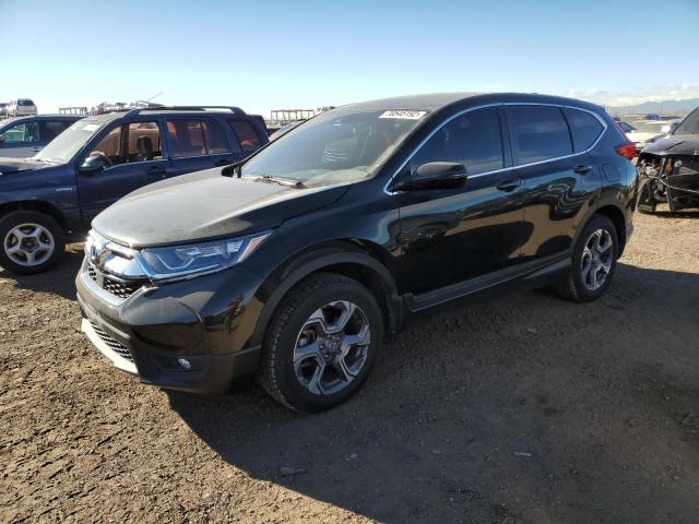 HONDA CR-V EX 2018 with VIN 7FARW2H55JE009771 - Photo from auction