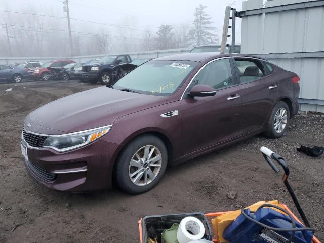 KIA OPTIMA LX 2016 with VIN 5XXGT4L33GG115378 - Photo from auction
