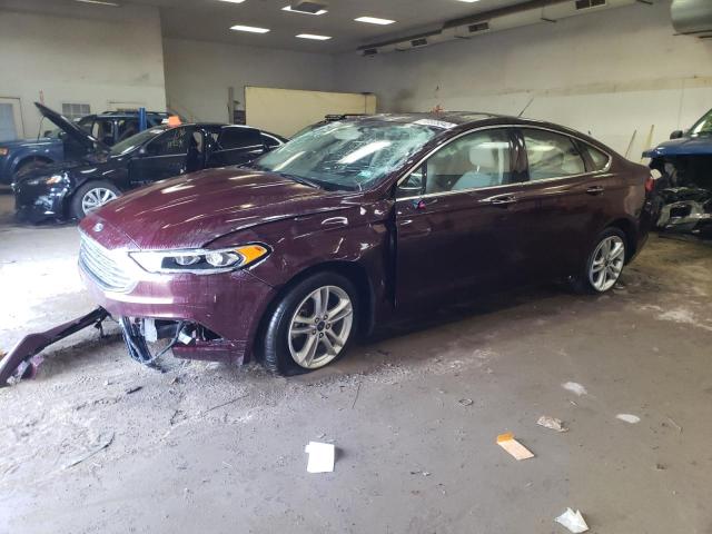 FORD FUSION SE 2018 with VIN 3FA6P0HD2JR158182 - Photo from auction