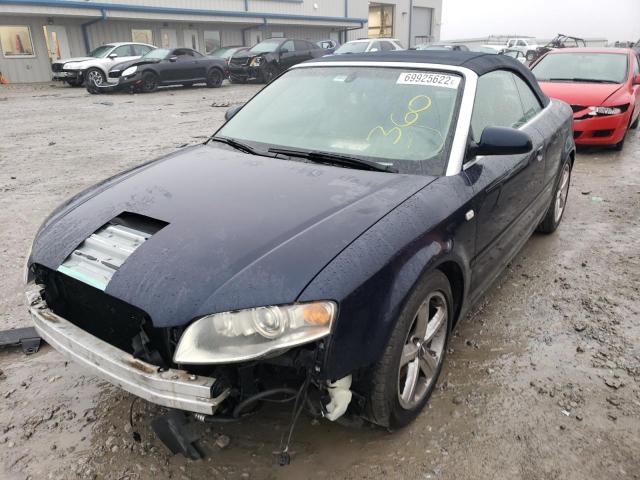 AUDI A4 3.2 CAB 2007 with VIN WAUDH48H27K021472 - Photo from auction