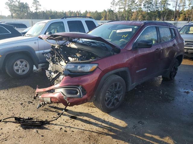 JEEP COMPASS LA 2022 with VIN 3C4NJDFB4NT130876 - Photo from auction