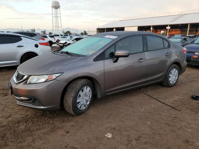 HONDA CIVIC LX 2015 with VIN 19XFB2F53FE008807 - Photo from auction