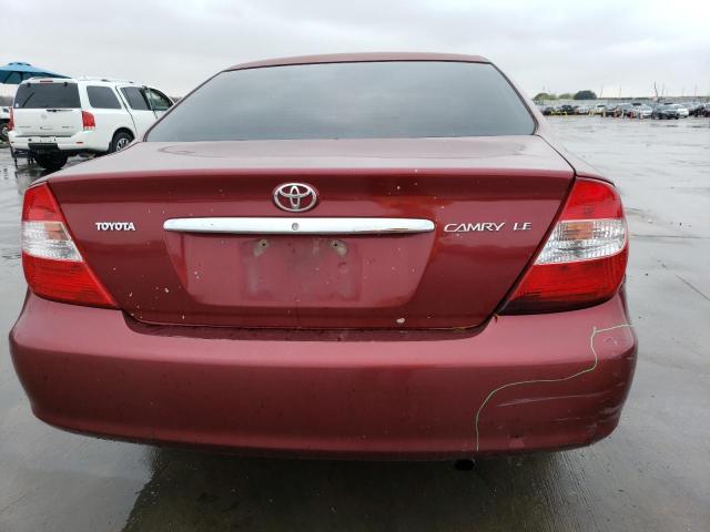 Photo 6 from auction – 2002 TOYOTA CAMRY LE with VIN 4T1BE32K12U090647