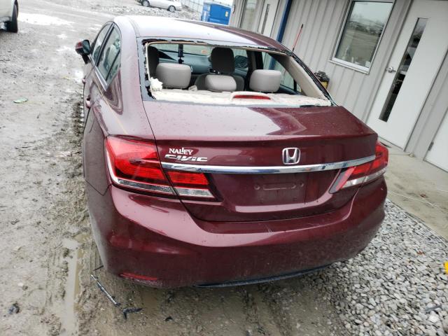 Photo 6 from auction – 2013 HONDA CIVIC LX with VIN 19XFB2F56DE096877