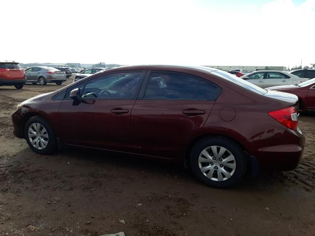 Photo 2 from auction – 2012 HONDA CIVIC LX with VIN 19XFB2F53CE326762