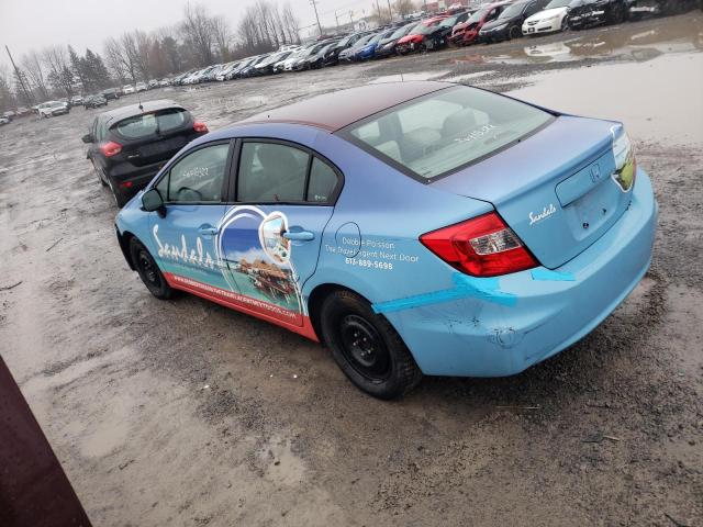 Photo 2 from auction – 2012 HONDA CIVIC LX with VIN 2HGFB2F49CH026219