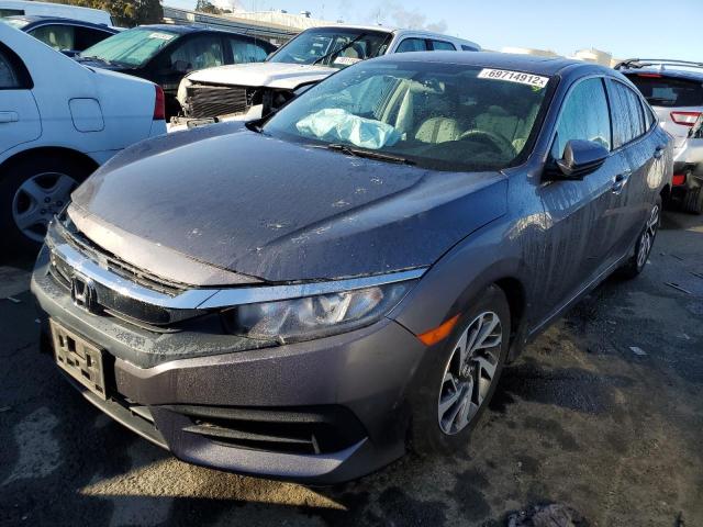 HONDA CIVIC EX 2017 with VIN 19XFC2F76HE228833 - Photo from auction