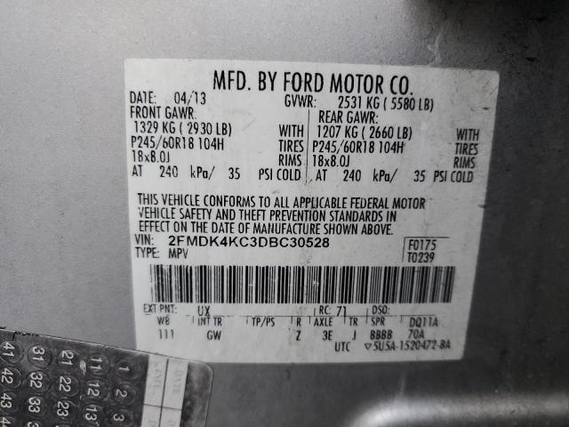 Photo 14 from auction – 2013 FORD EDGE LIMIT with VIN 2FMDK4KC3DBC30528