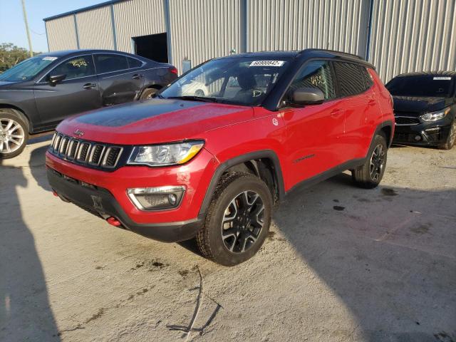 JEEP COMPASS TR 2020 with VIN 3C4NJDDB5LT196157 - Photo from auction