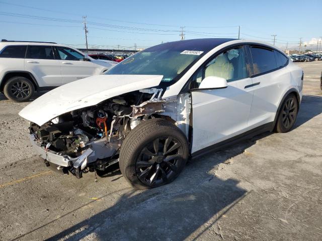 TESLA MODEL X 2022 with VIN 7SAXCBE53NF363152 - Photo from auction