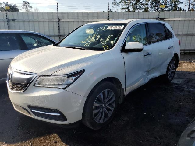 ACURA MDX TECHNO 2016 with VIN 5FRYD4H47GB021458 - Photo from auction