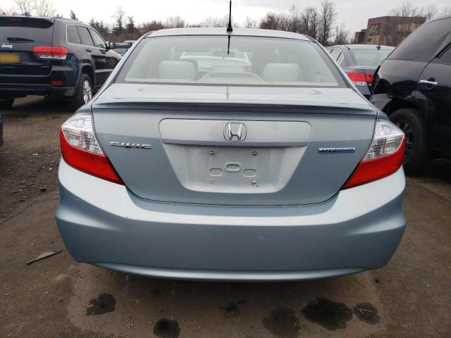 Photo 6 from auction – 2012 HONDA CIVIC HYBR with VIN JHMFB4F22CS004370