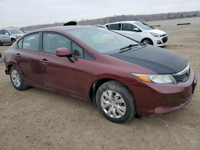 Photo 4 from auction – 2012 HONDA CIVIC LX with VIN 2HGFB2F59CH583012