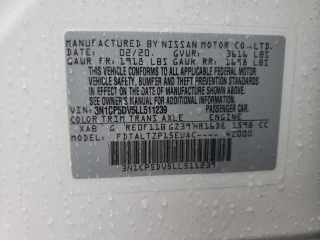 Photo 14 from auction – 2020 NISSAN KICKS SR with VIN 3N1CP5DV5LL511239
