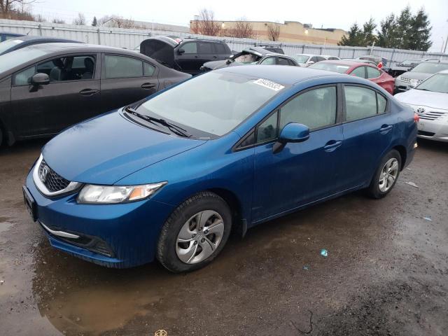 Photo 1 from auction – 2013 HONDA CIVIC LX with VIN 2HGFB2F43DH028341