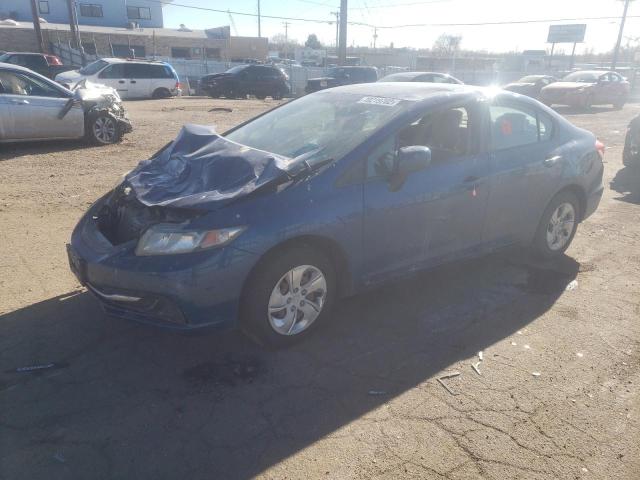 HONDA CIVIC LX 2014 with VIN 19XFB2F51EE054604 - Photo from auction
